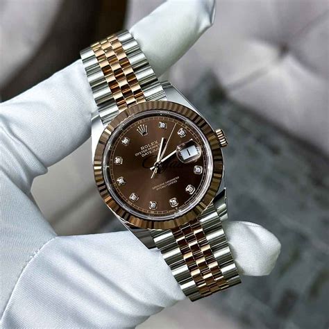 mens rolex datejust everose gold|Rolex Datejust 36 with diamonds.